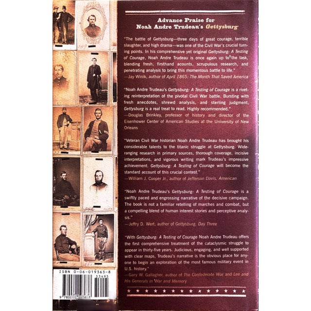 Gettysburg A Testing of Courage by Noah Andre Trudeau - 2002 Condition: Excellent no signs of wear Cover: Hardcover with...