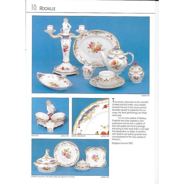 1980’s Vintage/New KPM Soup Tureen With Lid, Oval Body Rocaille Multi Flowers Decoration For Sale In New York - Image 6 of 10