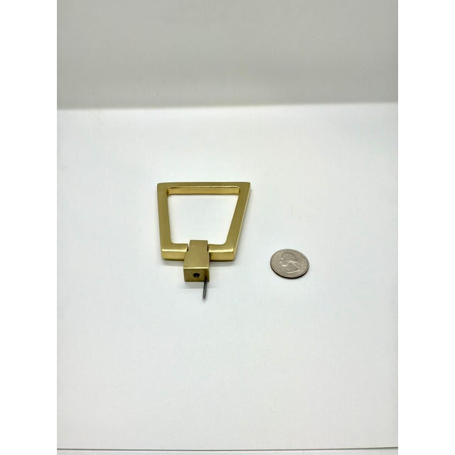 Modern Baker Modern Pull Brass For Sale - Image 3 of 4