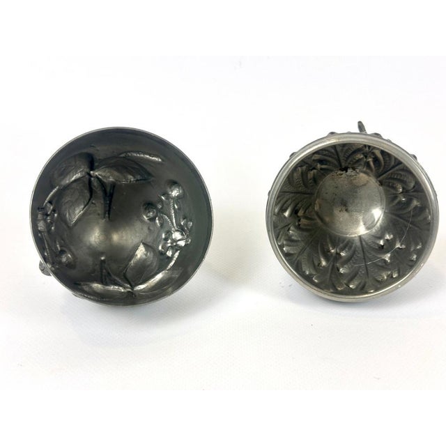 Art Nouveau French Tin Egg Box by Albert Chezal for Etains Dart, 1900s For Sale - Image 5 of 11