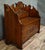 Antique 20th Century Carved Wood Bench-Chest For Sale - Image 3 of 7
