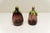 Contemporary Art Glass Eggplant Oil Lamps a Pair Signed For Sale - Image 3 of 7