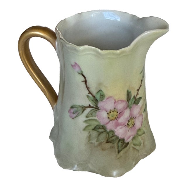 Early 20th Century Hutschenreuther Selb Bavaria Porcelain Creamer For Sale