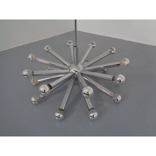 Large Sputnik Pendant Light by Gaetano Sciolari for Sciolari, Italy, 1960s For Sale - Image 13 of 18
