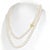 White Diamond Akoya Pearl Necklace 14k Gold Certified For Sale - Image 8 of 9
