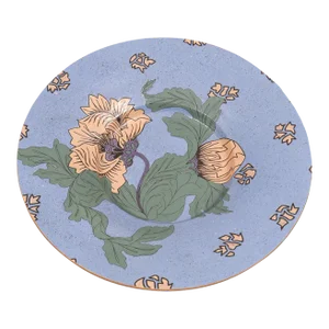 Vintage Geff Reed Large Floral Charger Plate