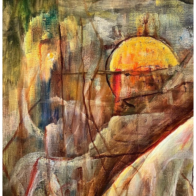 Modern Vivaldo Martini, Abstract Composition No.7, Oil on Canvas For Sale - Image 3 of 11