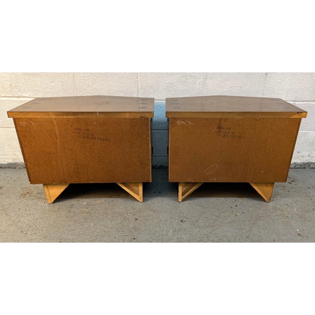 Lane "Tower Suite" Mid-Century Modern Nightstands, Pair For Sale - Image 16 of 17