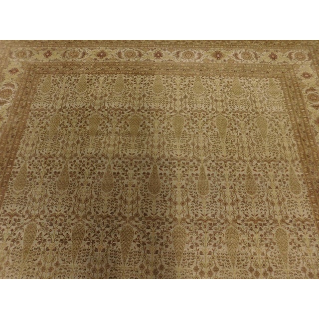 Extra Fine Hand-Knotted Paisley rug.8'x 9'10" For Sale In Los Angeles - Image 6 of 18
