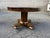 Brown Antique Hand Carved Tiger Oak Pedestal Base Dining Table. For Sale - Image 8 of 17