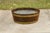 English 1870s Oval Oak Planter or Wine Cooler with Brass Braces and Liner For Sale In Atlanta - Image 6 of 12