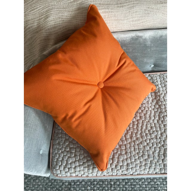 16” X 16” Lilly Pulitzer Heritage Floral Salmon & Pink Indoor Outdoor Pillow For Sale - Image 4 of 7