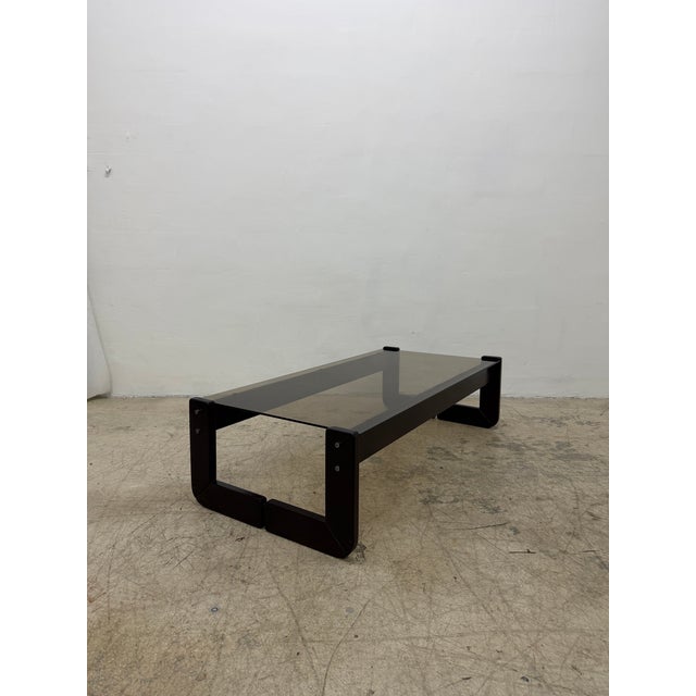 Percival Lafer Mp-97 Rosewood and Smoked Glass Coffee or Cocktail Table, 1970s For Sale - Image 11 of 13