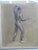 Robert Whitmore Double-Sided Oil Painting Male Against Green Background For Sale In Nashville - Image 6 of 11