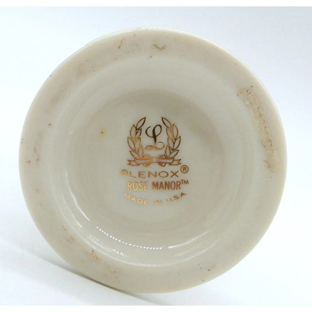 Lenox Vintage Lenox Rose Manor Porcelian Bud Vase For Sale - Image 4 of 4