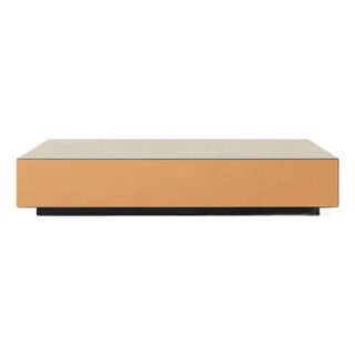 Glass Coffee Table in Smoked Brown from HKliving For Sale