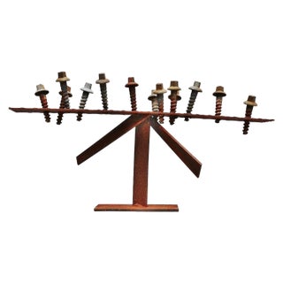 Abstract Modern Screws Sculpture by Theo Niermeijer, 1970 For Sale