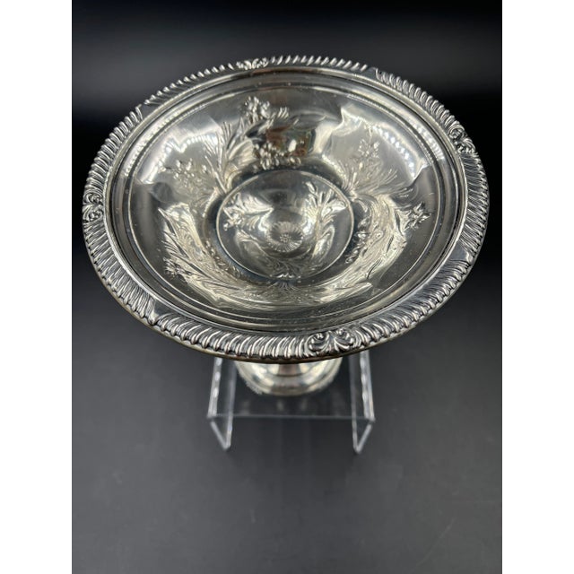 Antique Sterling Silver Compote For Sale - Image 12 of 12