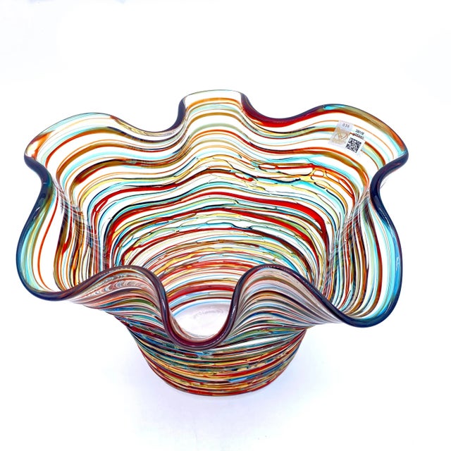 Modern Handcrafted Murano Glass Vase from YourMurano For Sale - Image 7 of 8