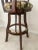 Solid Cherry Wood Swivel Exquisite Bar Stools Set of Four Excellent Mint Condition Late 20th Century For Sale - Image 15 of 18