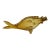 Orvieto Crackle Glass Fish Decanter For Sale