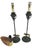 Frederick Cooper Attributed Frederick Cooper Verdigris Bronze Buffet Candlestick Lamps, Pair For Sale - Image 4 of 12