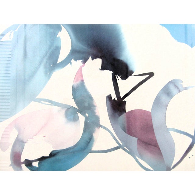 Peter Kitchell Modern Art "Human Limit B" Lithograph Framed and Matted 41x33 For Sale - Image 4 of 5