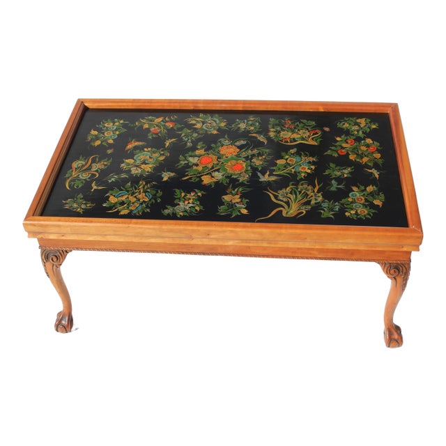 Black 20th Century English Custom Coffee Table For Sale - Image 8 of 8