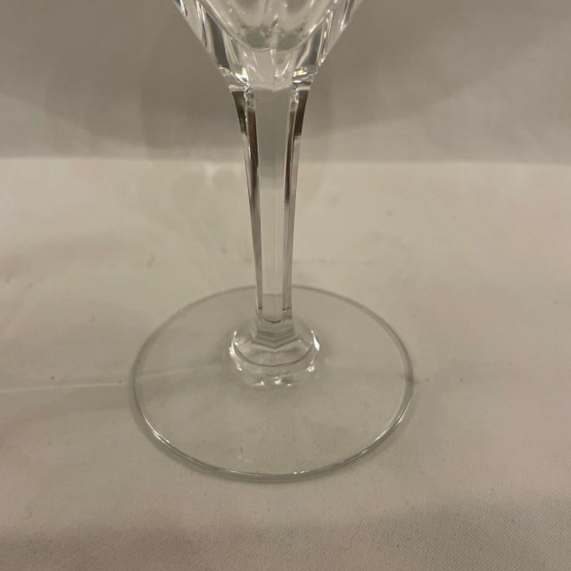 French Mid 20th Century Baccarat Crystal Wine Glass For Sale - Image 3 of 4