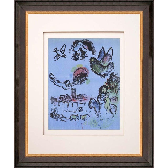 Title: Nocturne at Vence Artist: Marc Chagall Country: Russia – France Medium: Original Lithograph Marks: Not signed, not...