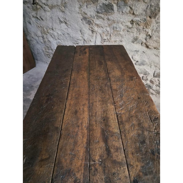 Antique Oak Worktable, France, 1800s For Sale - Image 17 of 18