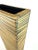 1970s Vintage Tall Modernist Striped Bamboo Veneer Vase For Sale - Image 5 of 14