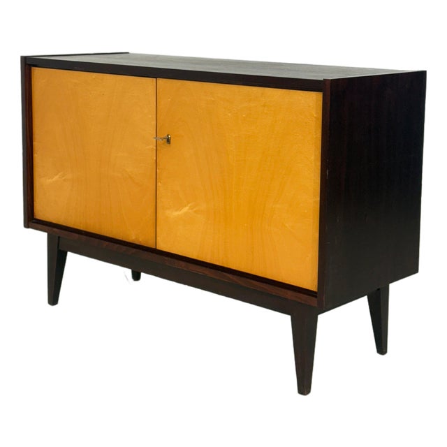 Vintage Chest of Drawers in Birch, 1960s For Sale