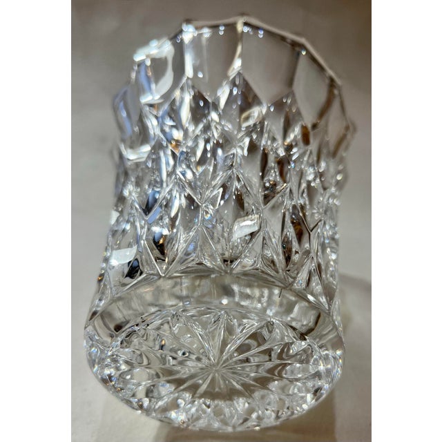 1950s Mid Century Fancy Crystal Vase For Sale In New York - Image 6 of 9