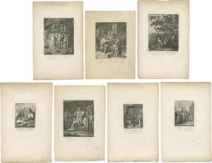 Historic Events, Set of 7, Print