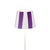 2020s Zafferano Ceramic Lilac Striped Shade for Poldina Micro Lido Lamp For Sale - Image 5 of 5
