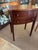 English Mid 1800's Mahogany 2 Drawer Stand With Inlay Detail For Sale - Image 3 of 11