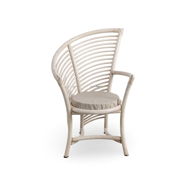 Vintage Wickerwork Chairs from Flechtatelier Schütz, 1970, Set of 6 For Sale - Image 6 of 13