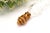 Faceted Glass and Gold Flask, 19th Century For Sale - Image 3 of 6