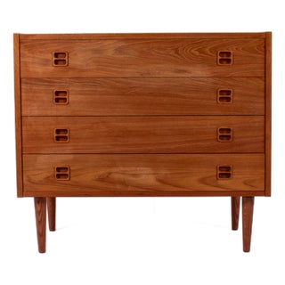 Mid-Century Danish Teak Chest of Drawers, 1960s For Sale