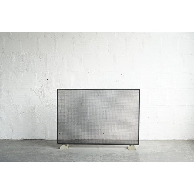 2010s Custom Metal Fireplace Screen by BaseModern For Sale - Image 5 of 5