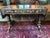 Early 19th Century Regency Brass-Mounted Black Lacquer and Parcel-Gilt Chinoiserie Sofa Table For Sale In Philadelphia - Image 6 of 12