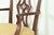Brown Baker Furniture Style Georgian Carved Mahogany Armchairs or Dining Captain Chairs, Pair For Sale - Image 8 of 14