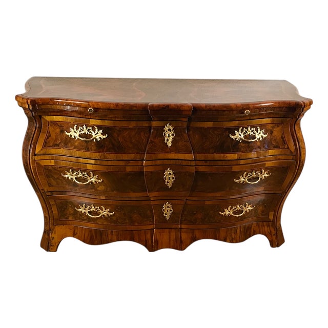 Antique German Baroque Chest of Drawers, 1750 For Sale