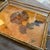 Brass 1970s Mid-Century Modern Bamboo Effect Brass and Lacquered Wood Italian Tray For Sale - Image 8 of 15
