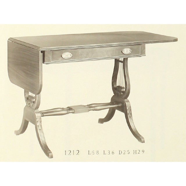 1920s Robert W Irwin Harp Table For Sale - Image 17 of 17