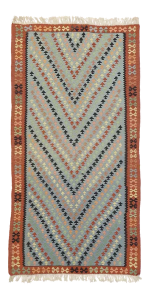Vintage Persian Shiraz Kilim Rug, 03'05 X 06'07