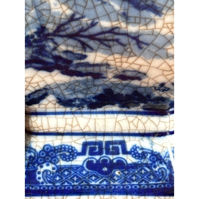 Blue and White Delft Style Lidded Vase For Sale - Image 10 of 10