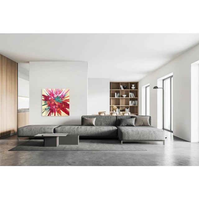 Red "Summer Glitch" Original Artwork by Kate Tova For Sale - Image 8 of 9