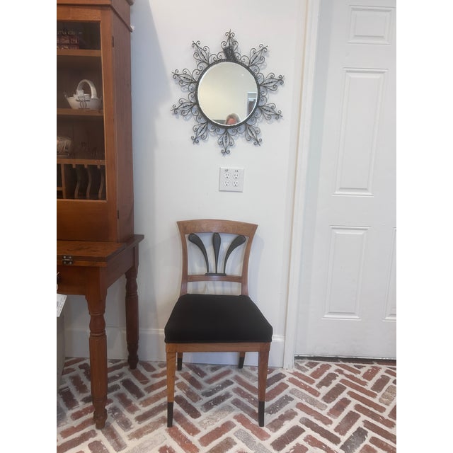 Vintage Biedermeier Style Side Chairs, a Pair For Sale - Image 10 of 13